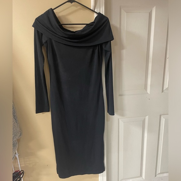 Women’s H&M black dress long sleeve size small - Picture 1 of 2